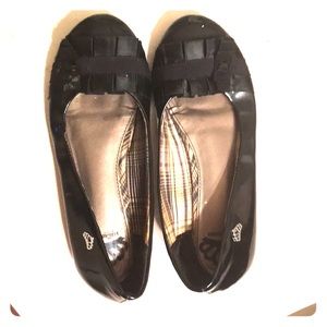 Fergalicious black flats
